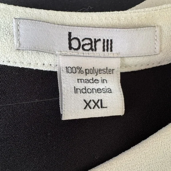 Bar III Monochrome Sleeveless Dress - Picture 4 of 6